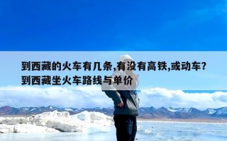 到西藏的火车有几条,有没有高铁,或动车？到西藏坐火车路线与单价