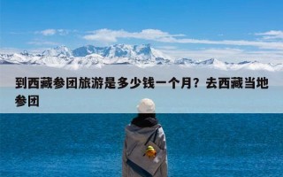 到西藏参团旅游是多少钱一个月？去西藏当地参团