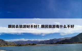 跟团去旅游好不好？跟团旅游有什么不好