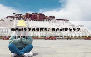 去西藏多少钱够住呢？去西藏要花多少