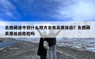 去西藏途中到什么地方会有高原反应？去西藏高原反应危险吗