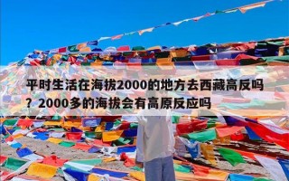 平时生活在海拔2000的地方去西藏高反吗？2000多的海拔会有高原反应吗