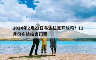 2024年2月22日布达拉宫开放吗？12月份布达拉宫门票