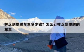 林芝到墨脱车票多少钱？怎么订林芝到墨脱的车票