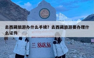 去西藏旅游办什么手续？去西藏旅游要办理什么证件