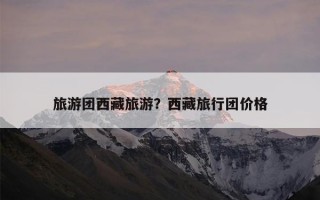 旅游团西藏旅游？西藏旅行团价格