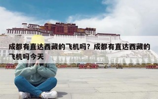 成都有直达西藏的飞机吗？成都有直达西藏的飞机吗今天