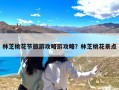 林芝桃花节旅游攻略游攻略？林芝桃花景点