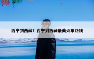 西宁到西藏？西宁到西藏最美火车路线