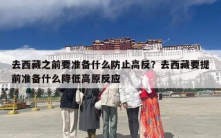 去西藏之前要准备什么防止高反？去西藏要提前准备什么降低高原反应