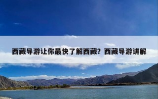 西藏导游让你最快了解西藏？西藏导游讲解