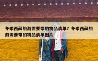 冬季西藏旅游需要带的物品清单？冬季西藏旅游需要带的物品清单图片