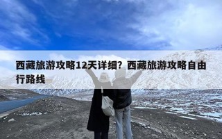 西藏旅游攻略12天详细？西藏旅游攻略自由行路线