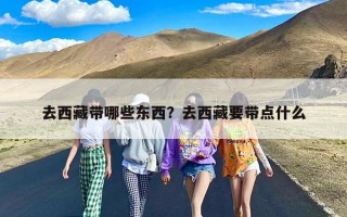 去西藏带哪些东西？去西藏要带点什么