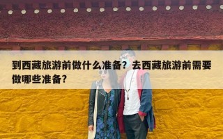 到西藏旅游前做什么准备？去西藏旅游前需要做哪些准备?