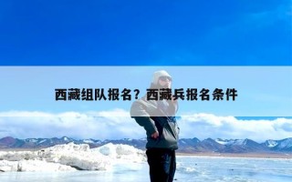西藏组队报名？西藏兵报名条件