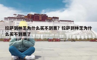 拉萨到林芝为什么买不到票？拉萨到林芝为什么买不到票了