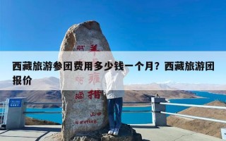 西藏旅游参团费用多少钱一个月？西藏旅游团报价
