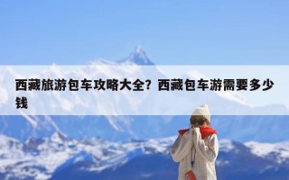 西藏旅游包车攻略大全？西藏包车游需要多少钱