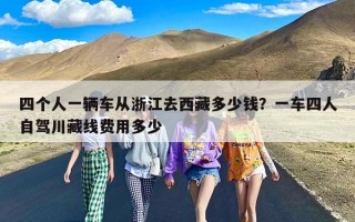 四个人一辆车从浙江去西藏多少钱？一车四人自驾川藏线费用多少