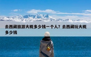 去西藏旅游大概多少钱一个人？去西藏玩大概多少钱