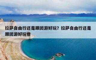 拉萨自由行还是跟团游好玩？拉萨自由行还是跟团游好玩些