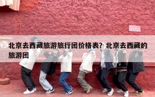 北京去西藏旅游旅行团价格表？北京去西藏的旅游团