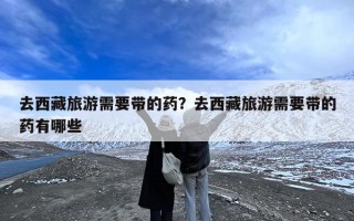 去西藏旅游需要带的药？去西藏旅游需要带的药有哪些