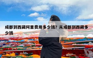 成都到西藏阿里费用多少钱？从成都到西藏多少钱