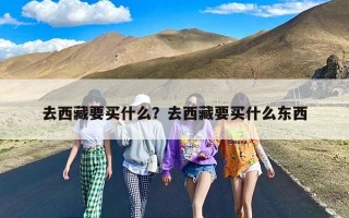 去西藏要买什么？去西藏要买什么东西