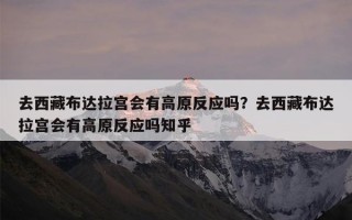 去西藏布达拉宫会有高原反应吗？去西藏布达拉宫会有高原反应吗知乎