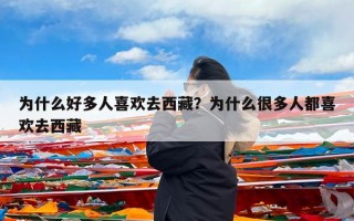 为什么好多人喜欢去西藏？为什么很多人都喜欢去西藏