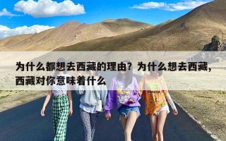为什么都想去西藏的理由？为什么想去西藏,西藏对你意味着什么