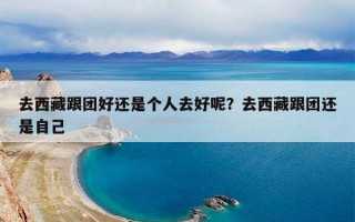 去西藏跟团好还是个人去好呢？去西藏跟团还是自己