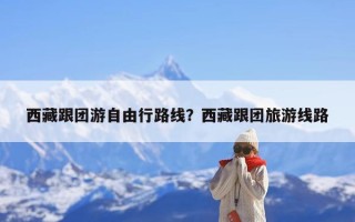 西藏跟团游自由行路线？西藏跟团旅游线路