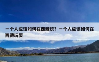 一个人应该如何在西藏玩？一个人应该如何在西藏玩耍
