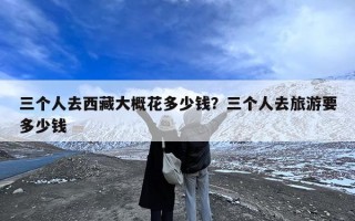三个人去西藏大概花多少钱？三个人去旅游要多少钱