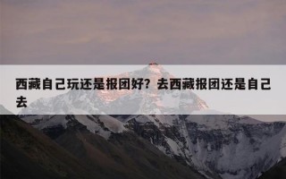西藏自己玩还是报团好？去西藏报团还是自己去