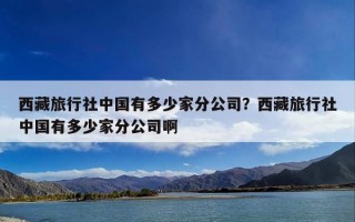 西藏旅行社中国有多少家分公司？西藏旅行社中国有多少家分公司啊