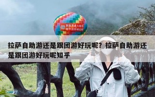 拉萨自助游还是跟团游好玩呢？拉萨自助游还是跟团游好玩呢知乎