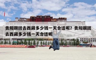 贵阳跟团去西藏多少钱一天合适呢？贵阳跟团去西藏多少钱一天合适呢