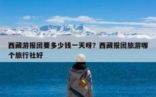 西藏游报团要多少钱一天呀？西藏报团旅游哪个旅行社好