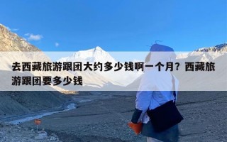 去西藏旅游跟团大约多少钱啊一个月？西藏旅游跟团要多少钱