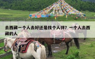 去西藏一个人去好还是找个人伴？一个人去西藏的人