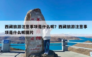 西藏旅游注意事项是什么呢？西藏旅游注意事项是什么呢图片