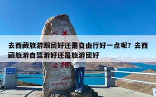 去西藏旅游跟团好还是自由行好一点呢？去西藏旅游自驾游好还是旅游团好