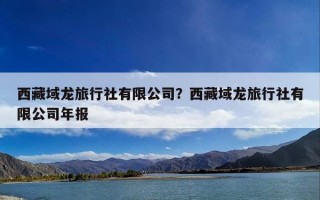 西藏域龙旅行社有限公司？西藏域龙旅行社有限公司年报