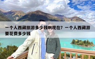 一个人西藏旅游多少钱啊现在？一个人西藏游要花费多少钱