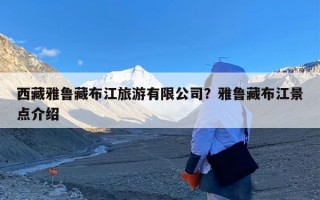西藏雅鲁藏布江旅游有限公司？雅鲁藏布江景点介绍