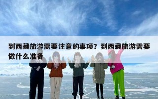 到西藏旅游需要注意的事项？到西藏旅游需要做什么准备